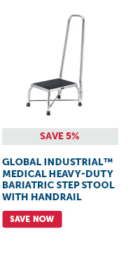 Pro_Cta_Global Industrial™ Medical Heavy-Duty Bariatric Step Stool With Handrail - Save Now