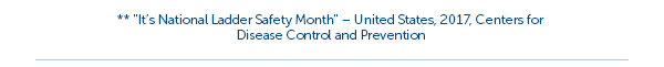 Cta_It's National Ladder Safety Month