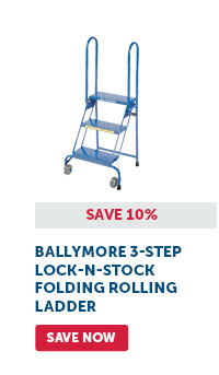 Pro_Cta_Ballymore 3 Step Lock-N-Stock Folding Ladder - Save Now