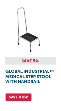 Pro_Cta_Global Industrial™ Medical Step Stool with Handrail - Save Now