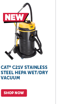 Pro_Cta_Cat® C21V Stainless Steel HEPA Wet/Dry Vacuum - Shop Now