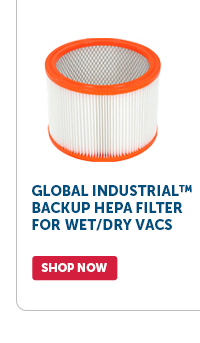 Pro_Cta_Global Industrial™ Backup HEPA Filter For Wet/Dry Vacs - Shop Now