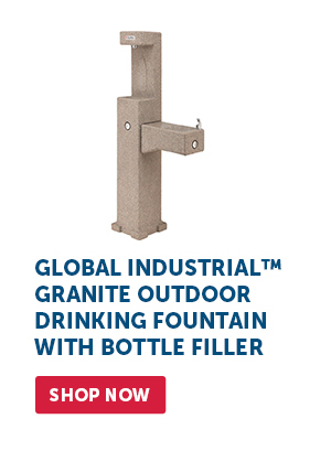 Pro_Cta_Global Industrial™ Granite Outdoor Drinking Fountain With Bottle Filler - Shop Now