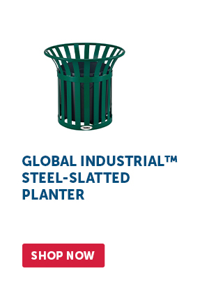 Pro_Cta_Global Industrial™ Steel-Slatted Planter - Shop Now