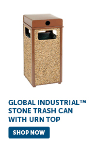 Pro_Cta_Global Industrial™ Stone Trash Can With Urn Top - Shop Now