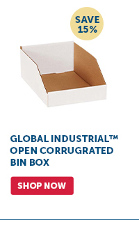 Pro_Cta_Global Industrial™ Open Corrugated Bin Box - Shop Now