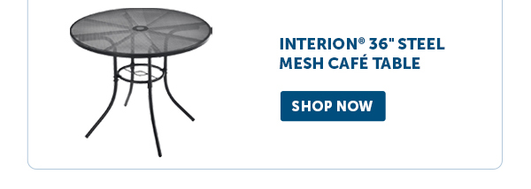 Pro_Cta_Interion® 36" Steel Mesh Café Table - Shop Now