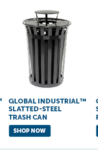 Pro_Cta_Global Industrial™ Slatted-Steel Trash Can - Shop Now