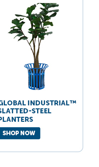 Pro_Cta_Global Industrial™ Slatted-Steel Planters - Shop Now