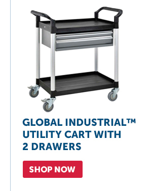 Pro_Cta_Global Industrial™ Utility Cart With 2 Drawers - Shop Now