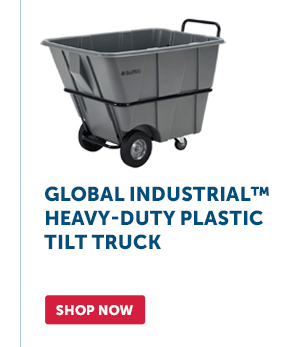 Pro_Cta_Global Industrial™ Heavy-Duty Plastic Tilt Truck - Shop Now