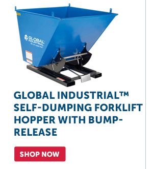 Pro_Cta_Global Industrial™ Self-Dumping Forklift Hopper With Bump-Release - Shop Now