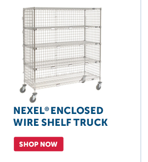 Pro_Cta_Nexel® Enclosed Wire Shelf Truck - Shop Now