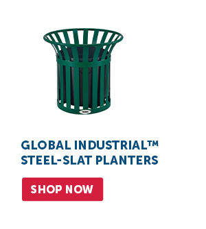 Pro_Cta_Global Industrial™ Slatted Steel Planters - Shop Now