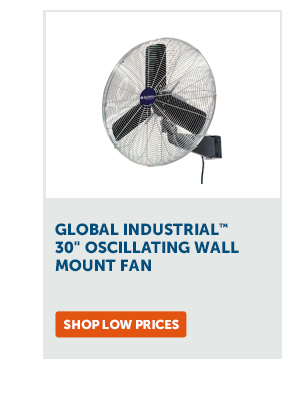 Pro_Cta_Global Industrial™ 30" Oscillating Wall Mount Fan - Shop Low Prices