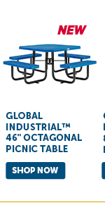 Pro_Cta_Global Industrial™ 46" Octagonal Picnic Table - Shop Now