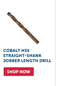 Pro_Cta_Cobalt HSS Straight-Shank Jobber Length Drill - Shop Now