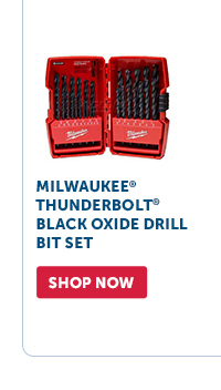 Pro_Cta_Milwaukee® Thunderbolt® Black Oxide Drill Bit Set - Shop Now