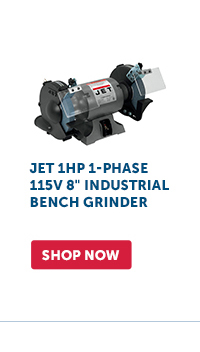 Pro_Cta_JET 1HP 1-Phase 115V 8" Industrial Bench Grinder - Shop Now