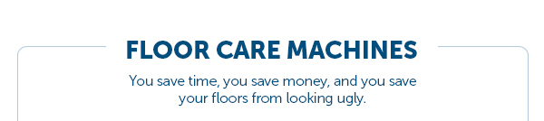 Floor Care Machines