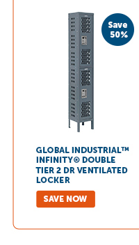 Pro_Cta_Global Industrial™ Infinity® Double Tier 2 Dr Ventilated Locker - Shop Now