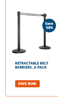 Pro_Cta_Retractable Belt Barriers, 2-Pack - Shop Now