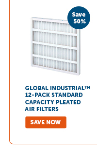 Pro_Cta_Global Industrial™ 12-Pack Standard Capacity Pleated Air Filters - Shop Now