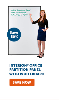 Pro_Cta_Interion® Office Partition Panel With Whiteboard - Shop Now