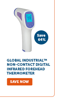 Pro_Cta_Global Industrial™ Non-Contact Digital Infrared Forehead Thermometer - Shop Now