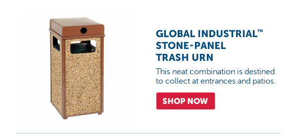 Pro_Cta_Global Industrial™ Stone-Panel Trash Weather Urn - Shop Now