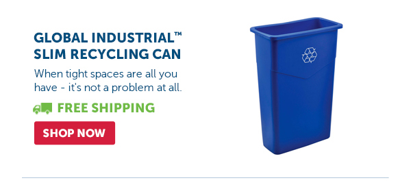 Pro_Cta_Global Industrial™ Slim Recycling Can - Shop Now