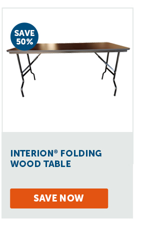 Pro_Cta_Interion® Folding Wood Table - Save Now