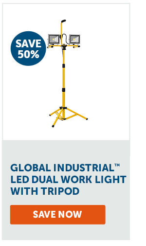 Pro_Cta_Global Industrial™ LED Dual Work Light with Tripod - Save Now