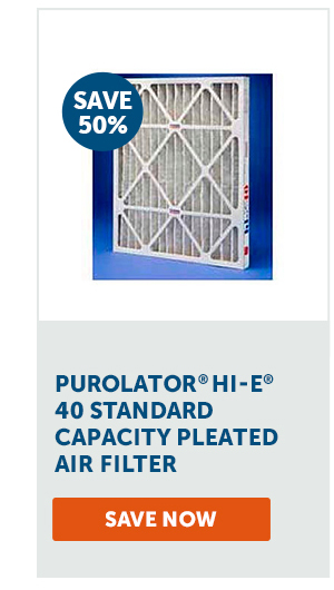 Pro_Cta_Purolator® Hi-E® 40 Standard Capacity Pleated Air Filter - Save Now