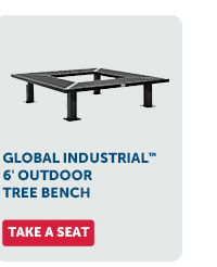 Pro_Cta_Global Industrial™ 6' Outdoor Tree Bench - Take A Seat