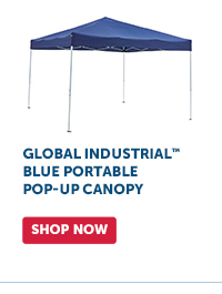 Pro_Cta_Global Industrial™ Blue Portable Pop-Up Canopy - Shop Now