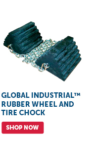 Pro_Cta_Global Industrial™ Rubber Wheel And Tire Chock - Shop Now