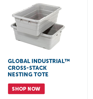 Pro_Cta_Global Industrial™ Cross-Stack Nesting Tote - Shop Now