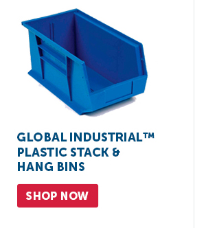 Pro_Cta_Global Industrial™ Plastic Stack & Hang Bins - Shop Now