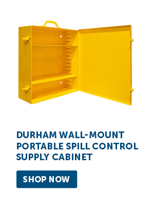 Pro_Cta_Durham Wall-Mount Portable Spill Control Supply Cabinet - Shop Now