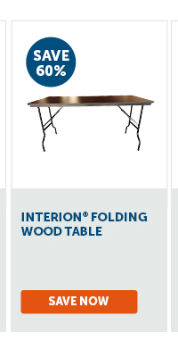 Pro_Cta_Interion® Folding Wood Table - Save Now