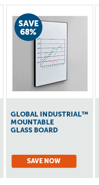 Pro_Cta_Global Industrial™ Mountable Glass Board - Save Now