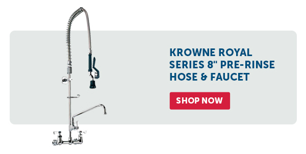 Pro_Cta_Krowne Royal Series 8" Pre-Rinse Hose & Faucet - Shop Now