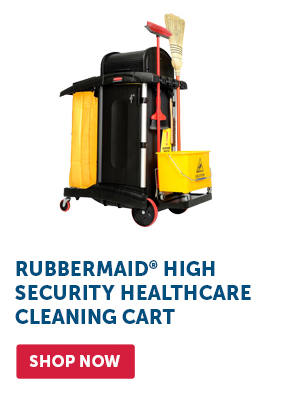 Pro_Cta_Rubbermaid® High Security Healthcare Cleaning Cart - Shop Now