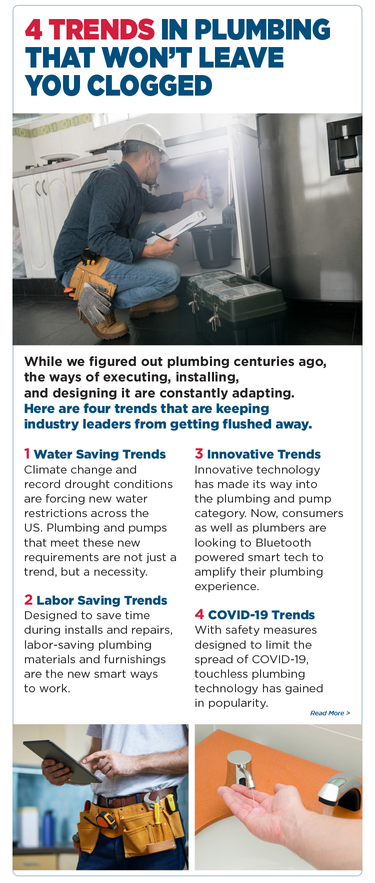 Cta_4 Trends In Plumbing That Won't Leave Clogged - Read More