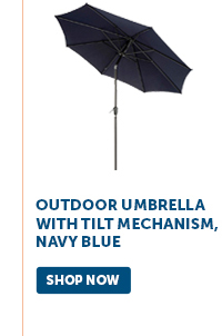 Pro_Cta_Outdoor Umbrella with Tilt Mechanism Navy Blue - Shop Now