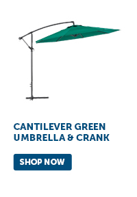 Pro_Cta_Cantilever Green Umbrella & Crank - Shop Now