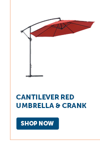 Pro_Cta_Cantilever Red Umbrella & Crank - Shop Now