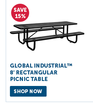 Pro_Cta_Global Industrial™ 8' Rectangular Picnic Table - Shop Now