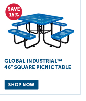 Pro_Cta_Global Industrial™ 46" Square Picnic Table - Shop Now